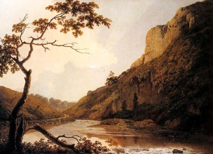 Joseph wright of derby Matlock Tor